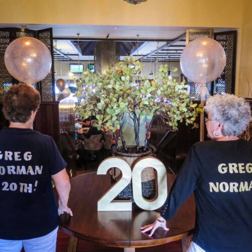 Greg Norman Australian Grille 20th Anniversary Celebration