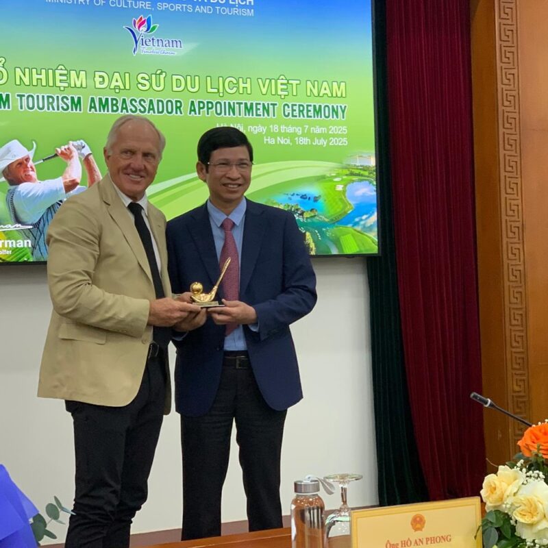 Greg Norman Greg Norman Vietnam Tourism Ambassador