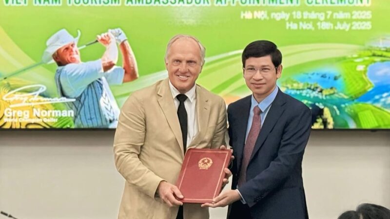 Greg Norman Reappointed as Vietnam Tourism Ambassador for 2025–2030 Greg Norman Reappointed as Vietnam Tourism Ambassador for 2025–2030