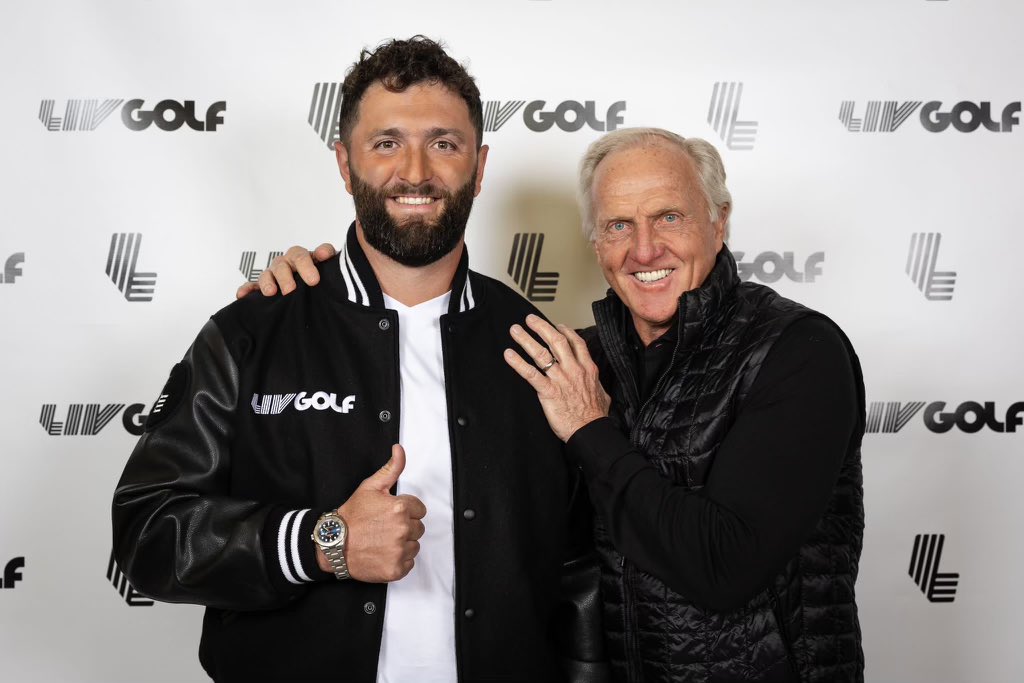 Greg Norman & Jon Rahm Greg Norman & Jon Rahm