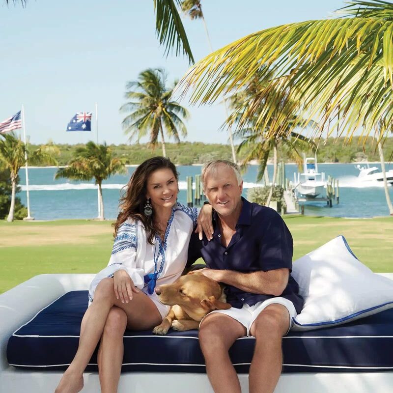 Kirsten and Greg Norman