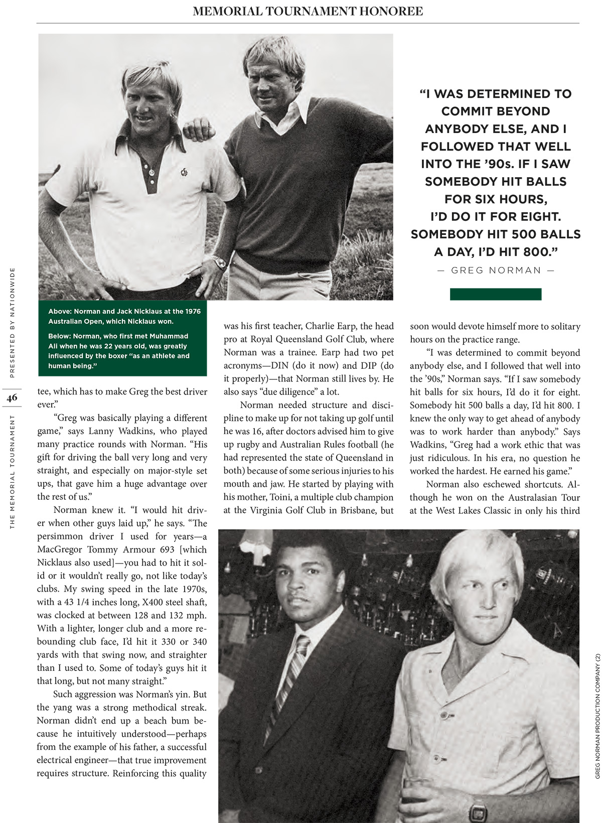 2017 Memorial Tournament Honoree Magazine