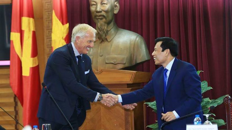 Greg Norman Named Vietnam Tourism Ambassador Greg Norman Named Vietnam Tourism Ambassador